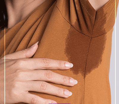 رفع تعریق زیر بغل